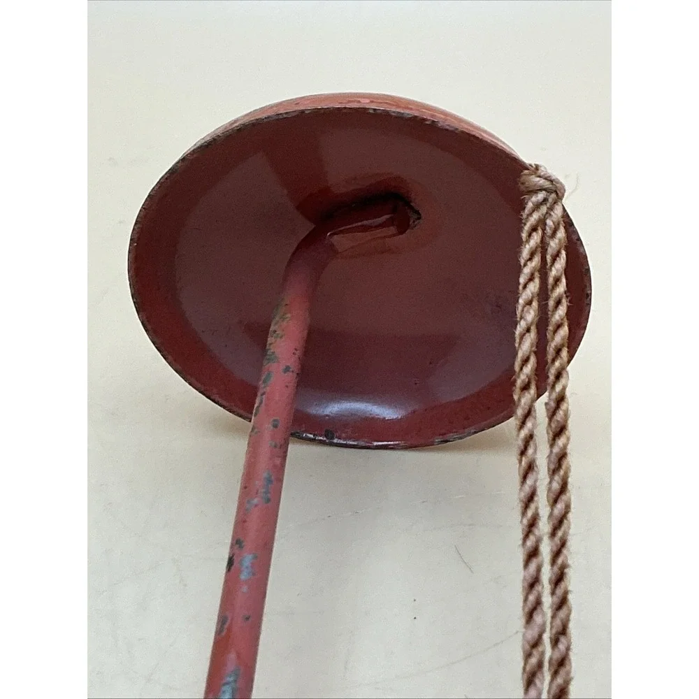 Vintage Hat or Wig Display Stand, Metal, Pullback String, Store Display 1920/30s